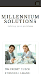 Mobile Screenshot of millennium-solutions.co.uk